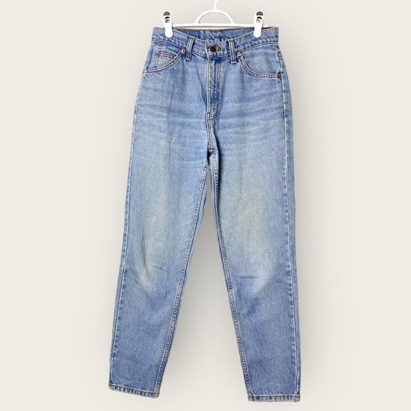 Levi's Denim - Vintage Levi's 622 Orange Tab High Rise Straight Leg Jeans Light Wash